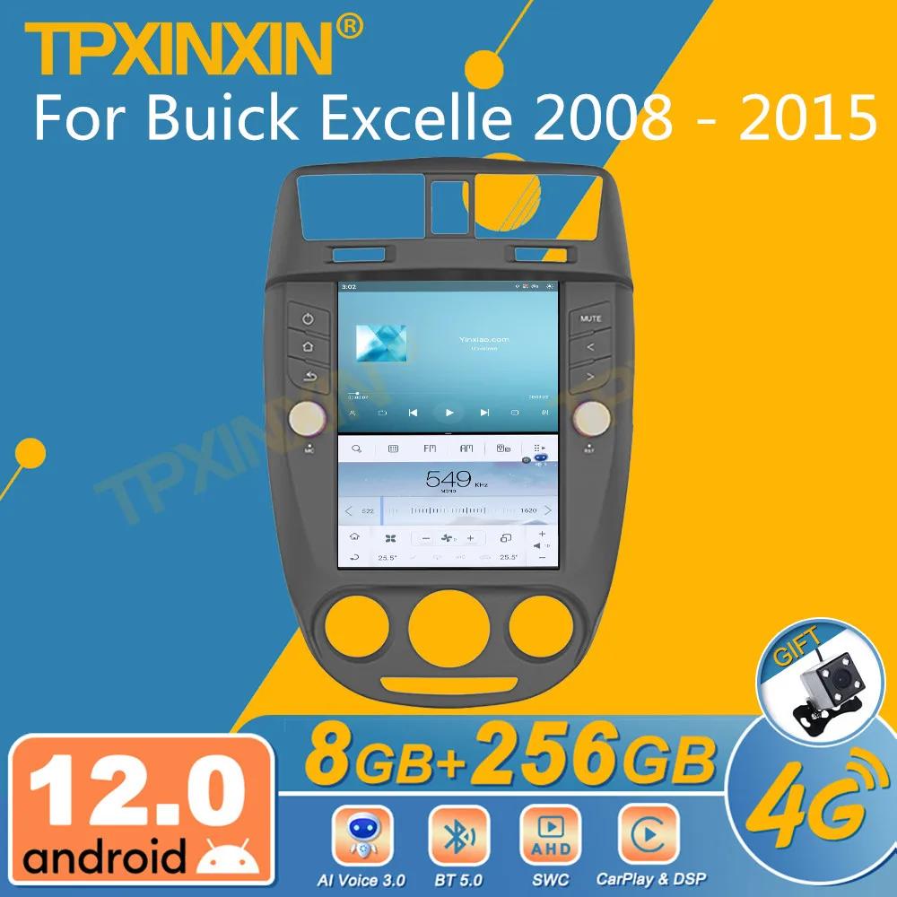 

Автомагнитола для Buick Excelle 2008-2015, Android, экран Tesla, 2Din стереоприемник, Авторадио, мультимедийный плеер, GPS-навигация, головное устройство