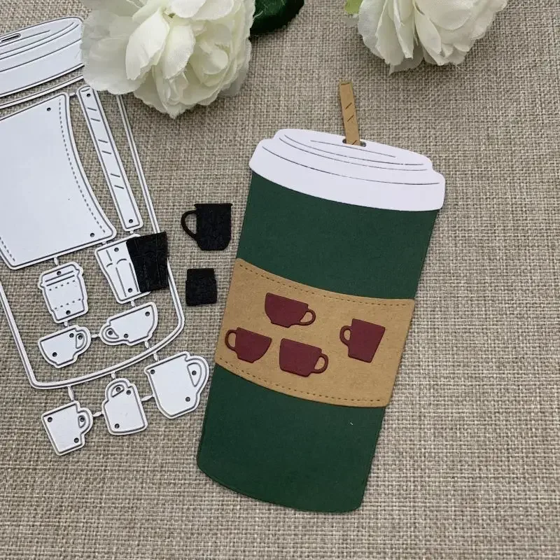 Tasse Set Sammlung Metall Stanzformen Schablonen für DIY Scrapbooking dekorative Handwerk Stanzschablone Form