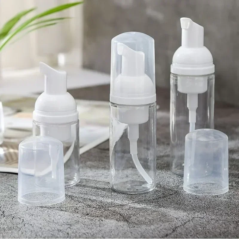 Foaming Soap Bottle Empty Plastic Mousse Facial Cleanser Pump Bottle Refillable Lotion Shampoo Dispenser 40ml/100ml/150ml/200ml