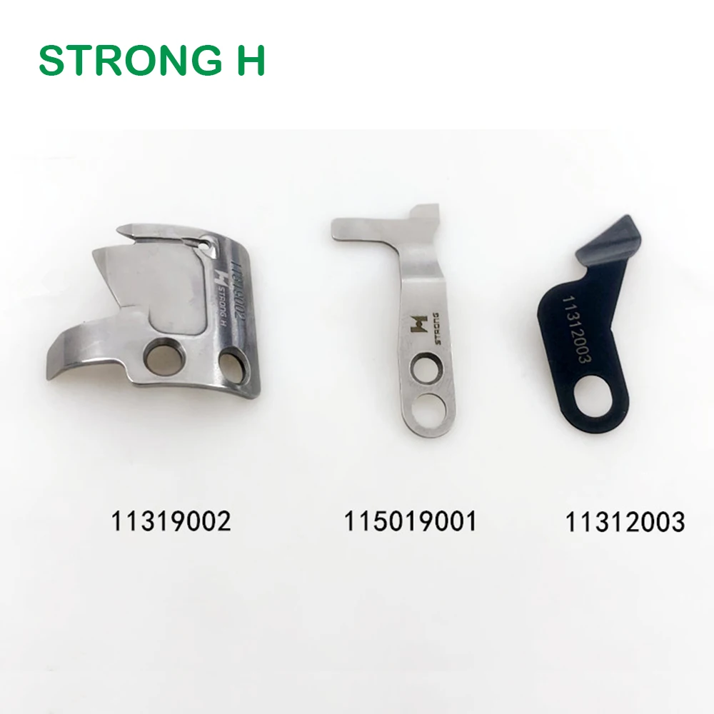 Computerized Lockstitch Sewing Machine Thread Trimmer Mechanism Movable Knife 11319002 Fixed Knife 11319001For JACK  BRUCE 2