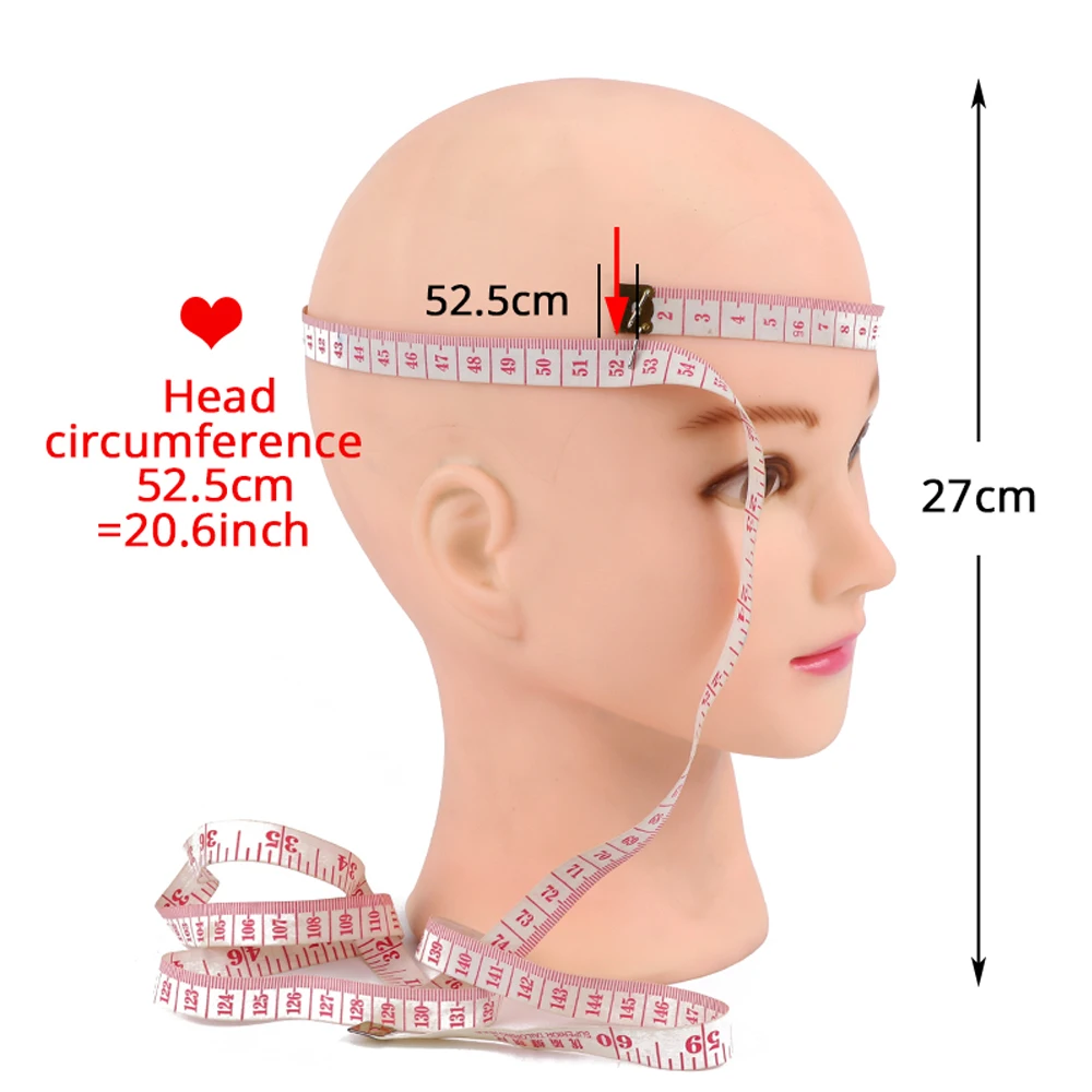 Canvas Block Head Mannequin With Adjustable Tripod Wig Stand_voghion.com