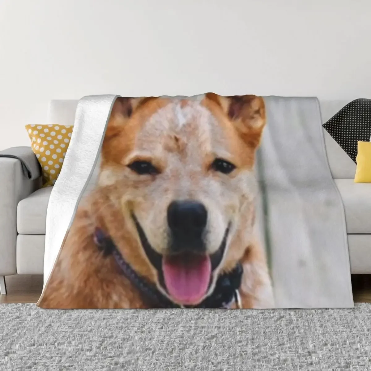 

Cattle Dog - Red Heeler Throw Blanket valentine gift ideas blankets ands Blankets
