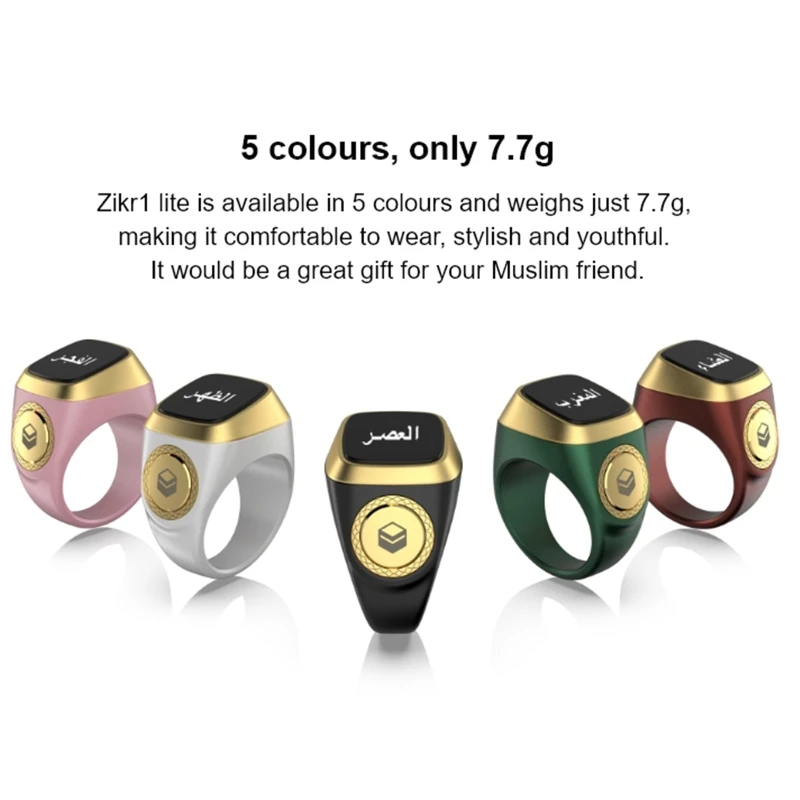 Tasbih Tally Counter for Muslims Zikr Ring Digital Tasbeeh - Tasbeeh Counter  Muslim Tasbih Musulman Electric Counter Zirconium Stone Embroidered Digital  Rosary, Click Counter Counter Digital Counter Muslim 3 Colours - AliExpress