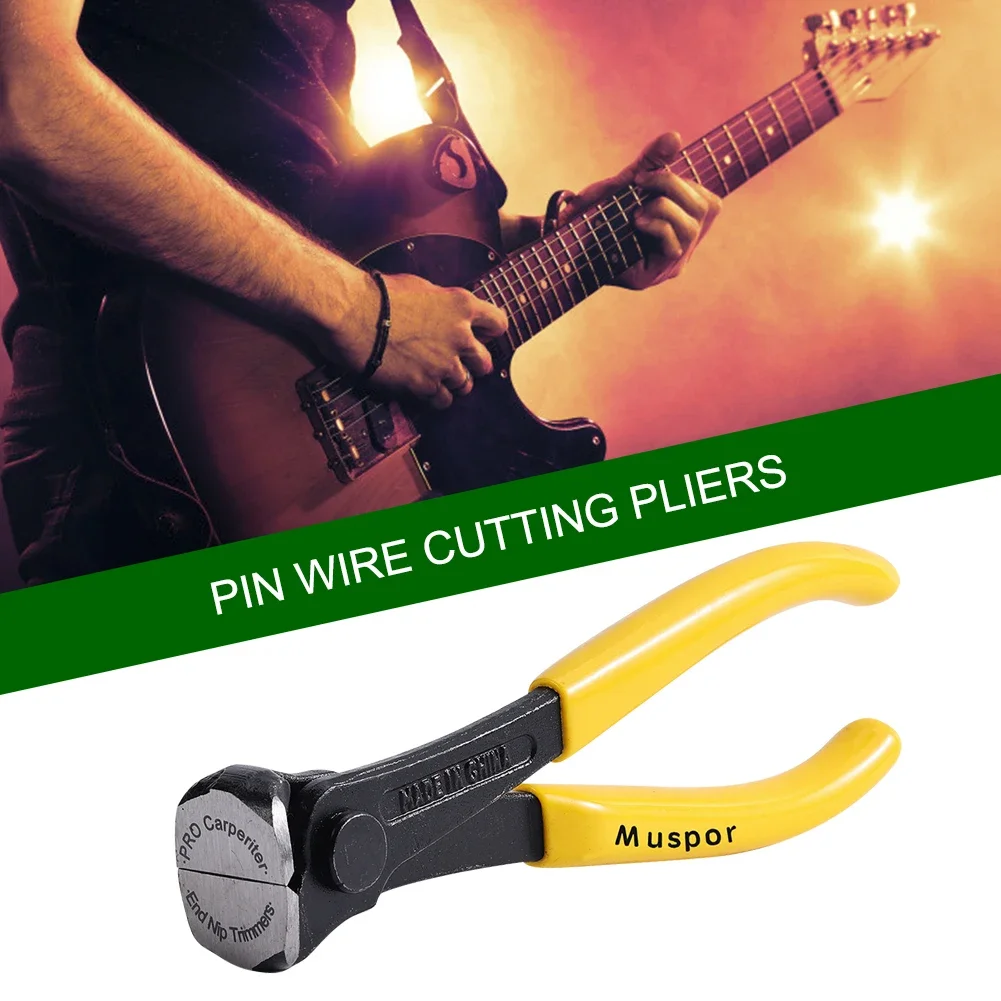 Muspor Guitar Fret Wire End Cutter Professional Guitar String Cutter Pliers Repair Maintenance Luthier Tool Accessories guitar repair tool