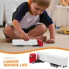 Truck Model Toy Boy Toys Mini Container Trailer Alloy Construction Kids Cognitive Toddler Baby Car 5