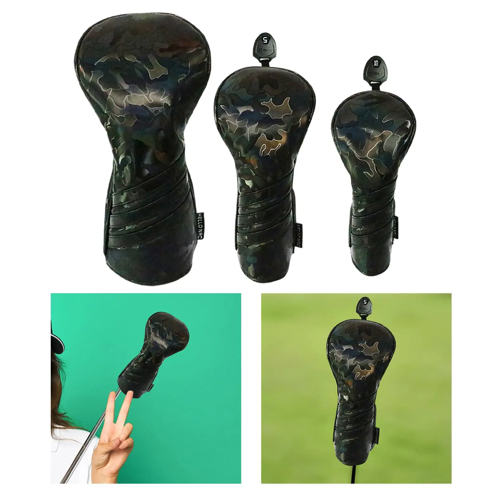 Golf club head cover, trendy golf wood club head cover for men Golf club head cover, trendy golf wood club head cover for men