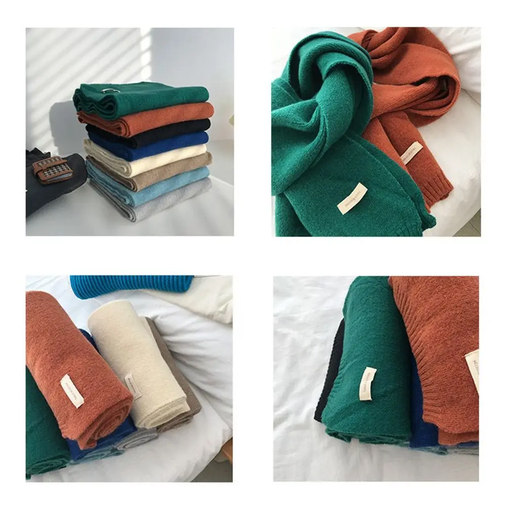 Fashion Men Women Scarf Windproof Knitting Wool Scarf Couple Warm Neck Cover Winter Scarves Ski Motorcycle Scarf