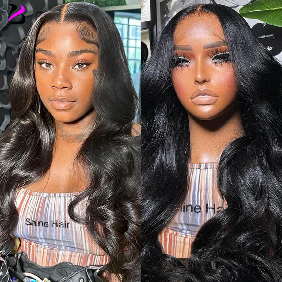 

Body Wave 13x4 Lace Front Human Hair Wig Brazilian Nature Wave Glueless Wigs Human Hair HD Lace Frontal Wig For Women 250%