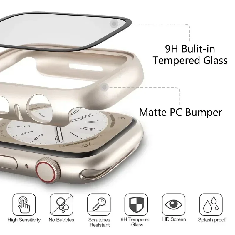รูปสินค้า เคสและแก้วใสสำหรับ Apple Watch ทุกรุ่น