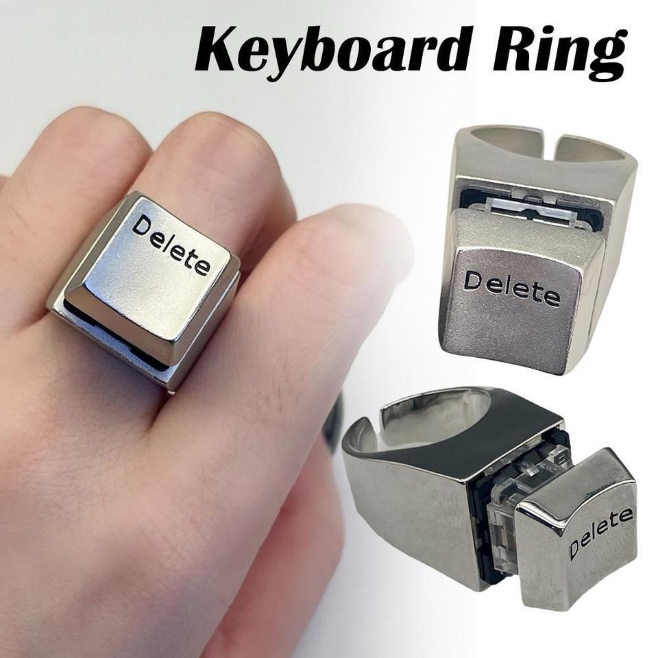 Creative Delete Anything Opening Adjustable Square Decompression Vent Keyboard Fashion Bright Fog Jewelry