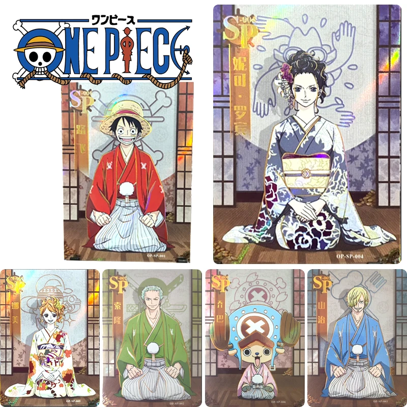 Burning Card One Piece Sp Card Nami Monkey D. Rufy Rare Limited Edition Collection Card Christmas Birthday Gift Game Toys