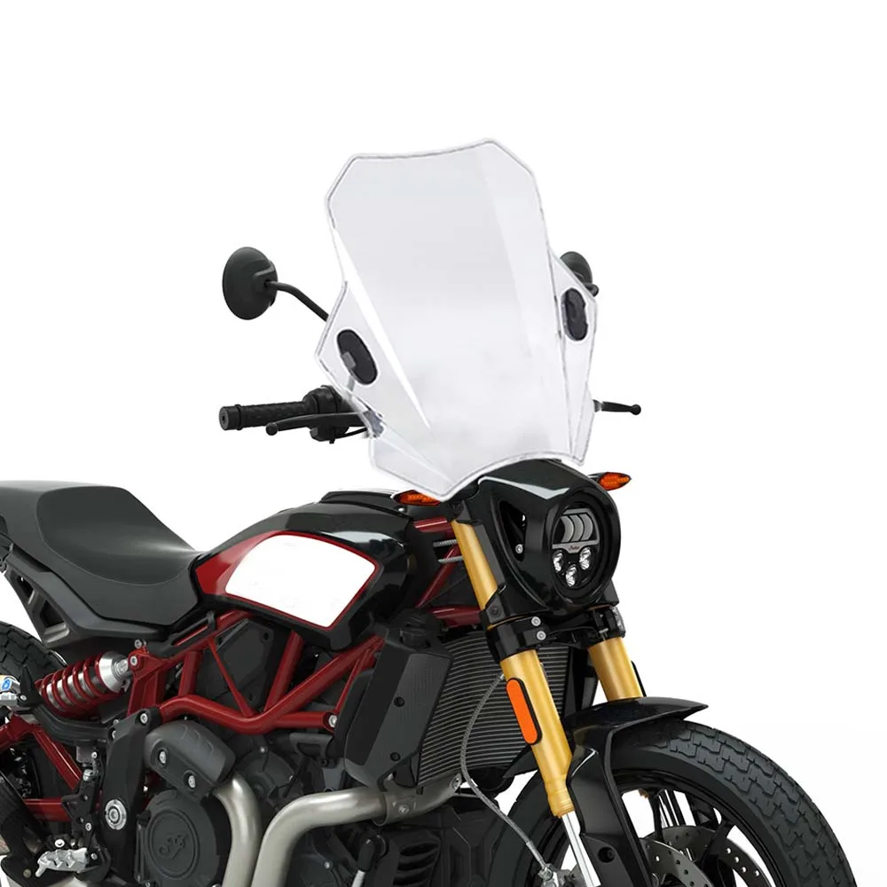 New For Indian FTR1200 S FTR 1200 S 2019 - 2021 2022 FTR1200S Motorcycle High quality ABS plastic Adjustable Windshield чехол защитный vlp plastic case для macbook pro 14 2021