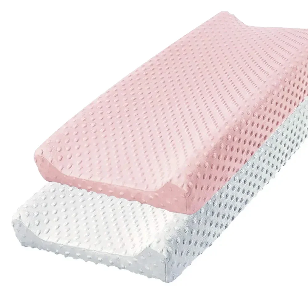 Soft and Breathable Cotton Baby Crib and Baby Changing Pad Protective Cover Suitable for Shower Diaper Changing Pad Cover