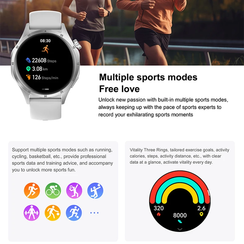 Watch 5 Pro GPS NFC Smart Watch Men 360*360 AMOLED Screen Heart Rate Bluetooth Call IP68 Waterproof Man Smartwatches 2025 New