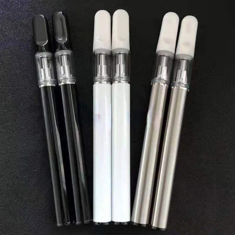 

Ceramic Coils Vape Pen Kit 280mAh Battery 0.5ml Empty CC-ell Vaporizer Vapor Pen Cartridge Carts for Cbd Thick Oil