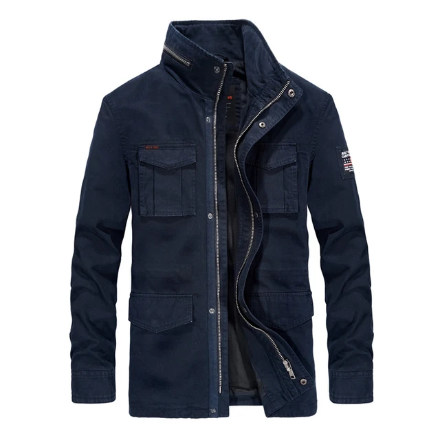 Veste de travail homme, Blouson de travail, Multi Poches, Grande Taille S -  XXXL, Manteau de travail, Bleu/Noir/Rouge, Haute qualité Vetement (S, Bleu)  : : Mode