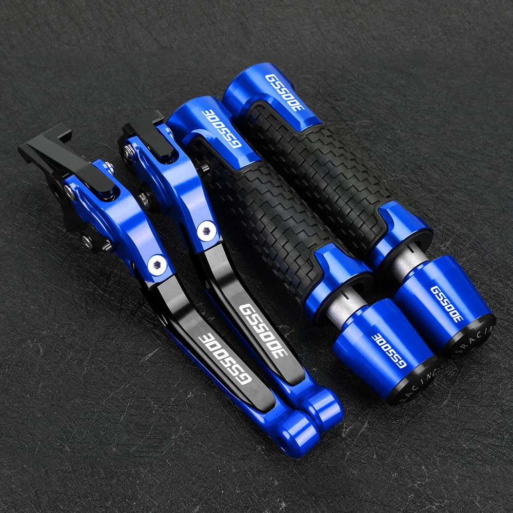 

For SUZUKI GS500E Motorcycle Adjustable Brake Clutch Levers Handlebar Handle Grips Ends GS 500E GS500 E 1994 1995 1996 1997 1998