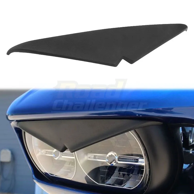 Motorcycle Headlight Trim Decoration Upper Tip Cover Visor Accent