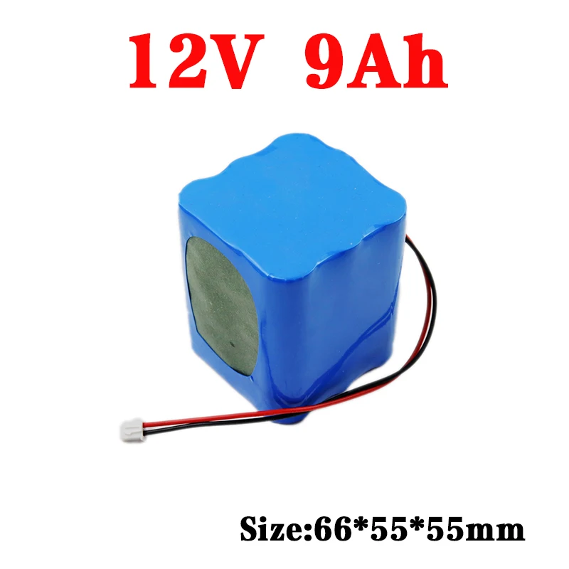 Nuovo pacco batteria 12V 18650 batterie ricaricabili agli ioni di litio 3000mah 3S1P con scheda di protezione celle al litio BMS + caricabatterie 12,6V - immagine 5
