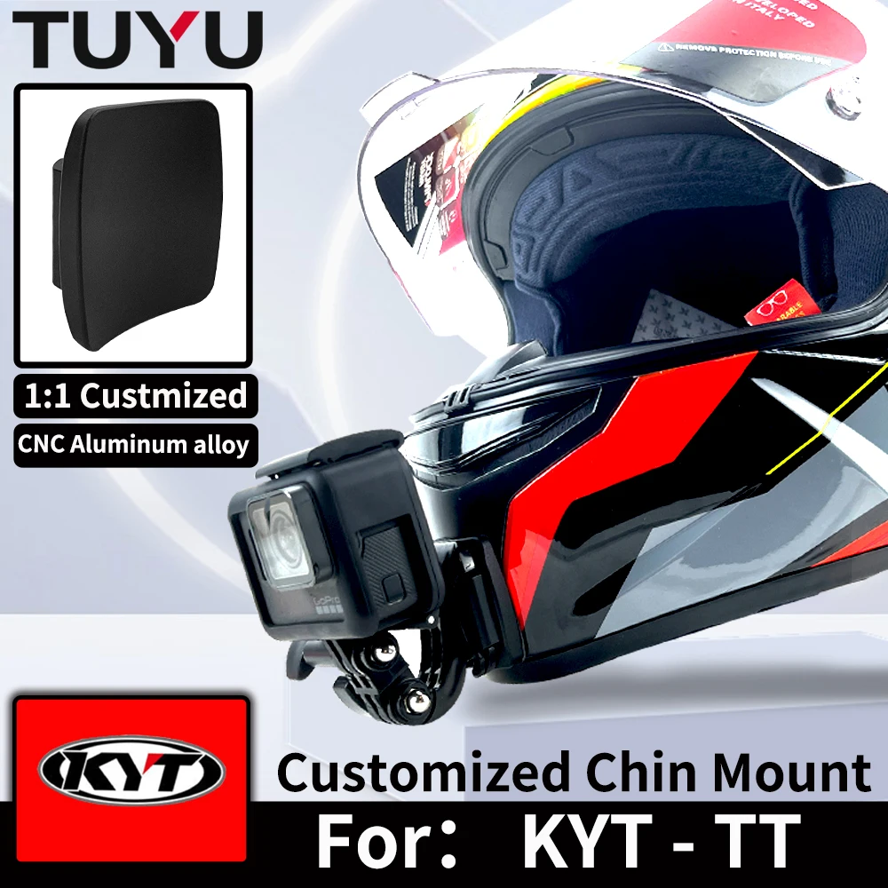 GoPro - TT KYT TT Revo Helmet Chin Mount for GoPro, Insta360, DJI