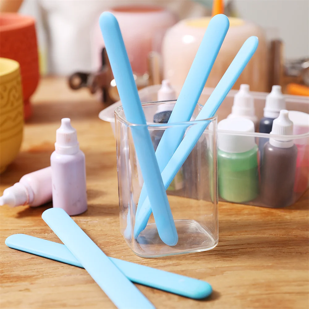 3PCS Silicone Stir Sticks Mixing Resin Epoxy Liquid Concrete Cement Making Tools anti-skid non-stick