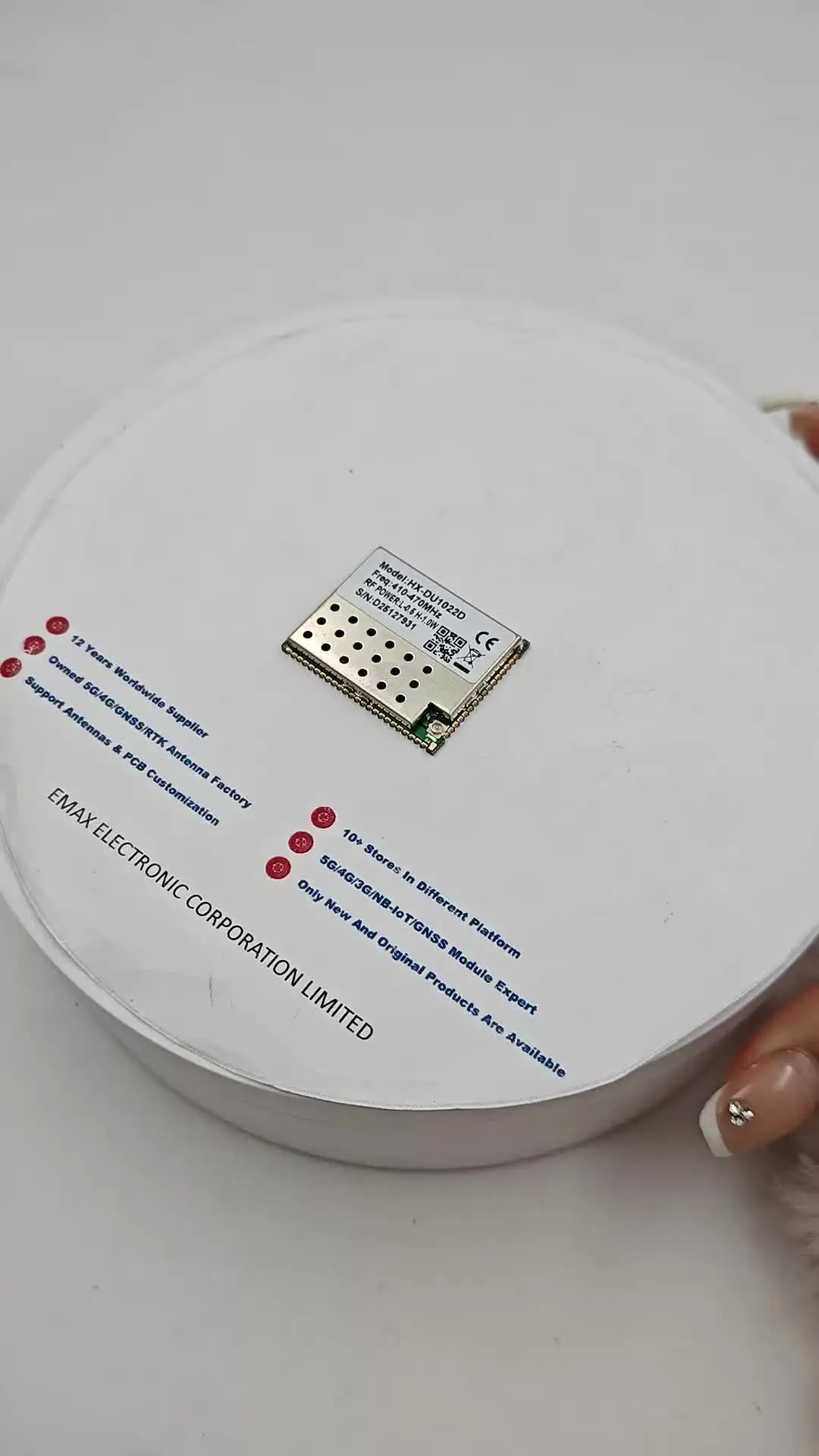 Module radio UHF DU1022D 410-470 MHz 1W/1.5W pour drone IoT
