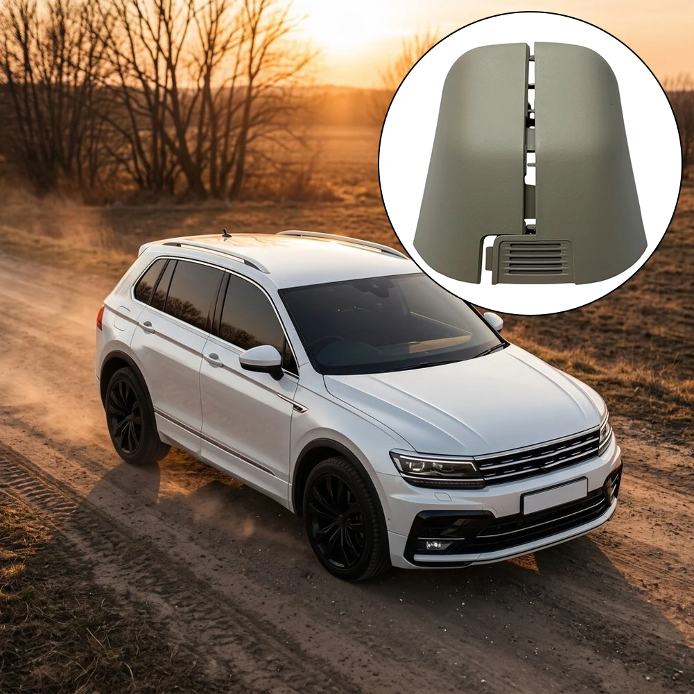 Tiguan L 용 MK2 전면 카메라 커버 브래킷 교체 용 OE 5NG868437 5NA858633 5NA858634 ABS 그레이 트림