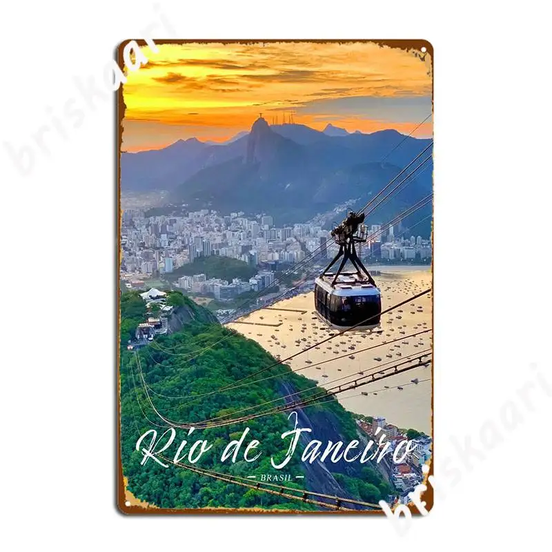 

Rio De Janeiro Metal Sign Custom Pub Garage Pub Plaques Tin Sign Posters