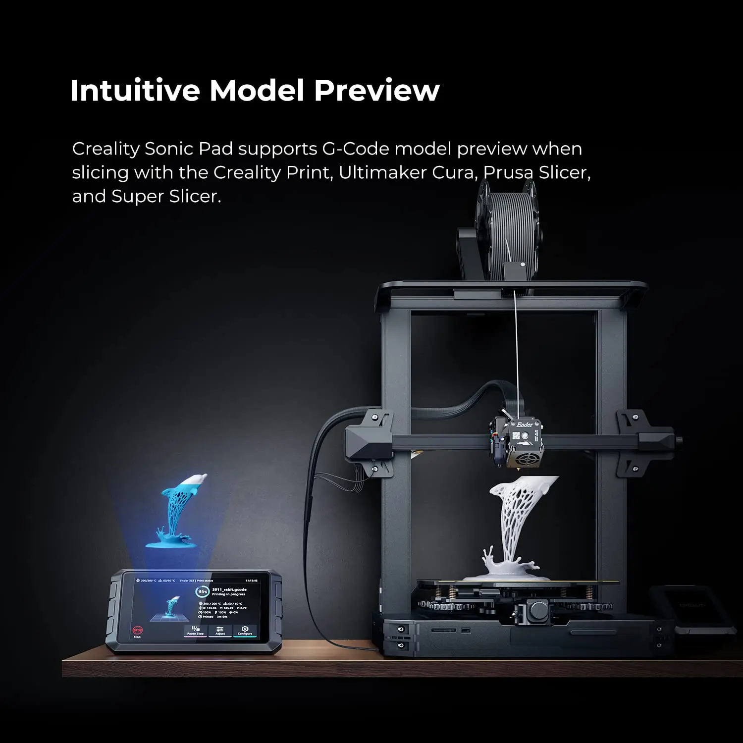 3Dプリンター Creality Ender3 S1 Pro +SonicPad Amazon | 公式 Creality Sonic Pad 3Dプリント スマートパッド Klipper