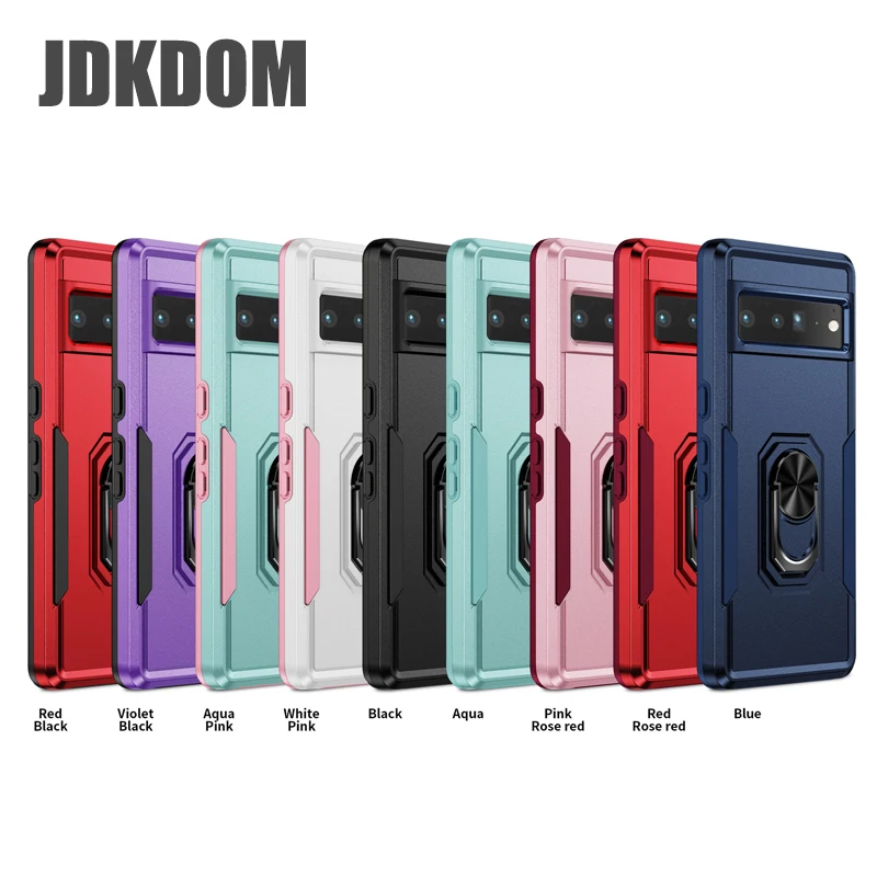 Military Grade Shockproof Armor Bracket Phone Case by JDKDOM