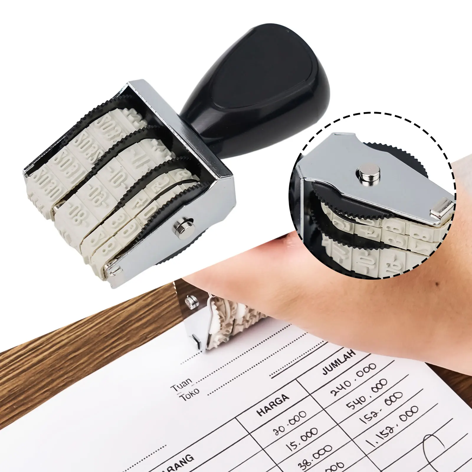 Reliable Manual Date Stamp Adjustable Date Marking from to 2031 Clear Imprint Ideal for Office Home and School 1 Piece