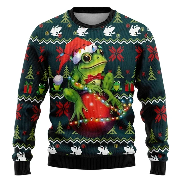 Suéteres navideños feos para amantes de los animales, lindas sudaderas ...
