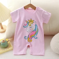 Newborn Baby Boy Girl Letter Print Bodysuit Jumpsuit Clothes Outfit Infant Kids Boys Girls DS19 2