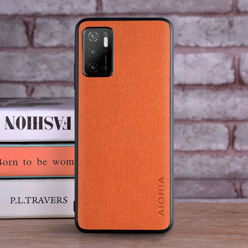 Luxurious Textile Leather Soft Phone Case – Premium Cover