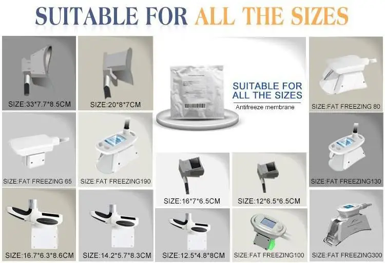 <h3 class="features--headline">Features and benefits</h3> <ul> <li><strong>Maximum Safety and Comfort</strong>: Crafted with high-quality materials, our antifreeze membrane minimizes the risk of skin injury, giving clients a comfortable and safe cryolipolysis experience.</li> <li><strong>Advanced Cooling Technology</strong>: Engineered to distribute cold temperatures evenly, enhancing the efficacy of fat reduction and ensuring consistent results.</li> <li><strong>User-Friendly Application</strong>: Ready-to-use and individually packed for convenience, hygiene, and easy setup in any professional beauty clinic or home-use environment.</li> <li><strong>Universal Fit</strong>: Compatible with most cryolipolysis machines on the market, making it a versatile choice for both professional and personal use</li> </ul> <hr /> <h5></h5> <h5><span class="tw-text-2xl tw-font-bold" style="color: #99ccff;">IN STOCK READY TO SHIP</span></h5> <h5><span class="tw-text-2xl tw-font-bold" style="color: #99ccff;">1 YEAR WARRANTY + 3 YEAR TECH SUPPORT</span></h5> <h5><span class="tw-text-2xl tw-font-bold" style="color: #99ccff;">30 DAY MONEY-BACK AND <a href="https://salonmachines.com/refund_returns/">RETURN POLICY</a></span></h5> <h5><span class="tw-text-2xl tw-font-bold" style="color: #99ccff;">FREE WORLDWIDE SHIPPING <a href="https://salonmachines.com/shipping-policy/">SHIPPING POLICY</a> </span></h5> <h5><span class="tw-text-2xl tw-font-bold" style="color: #99ccff;">PROFESSIONAL BEAUTY <a href="https://salonmachines.com/">SALON MACHINES</a> EQUIPMENT</span></h5>   <div class="product-block product-block--sales-point"></div> Antifreeze Membrane For Cryolipolysis 10 Pack