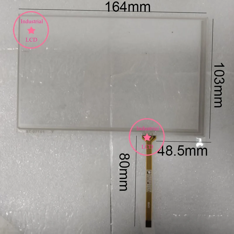 Screen For Instruments Rg235 7.1 Inch Resistance Touch Screen Parts Replacement For AT070TN83 V.1 ...