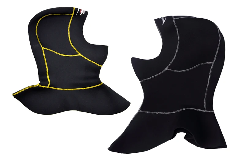 3mm Neoprene Scuba Diving Hood With Shoulder Snorkeling Equipment Hat Cap Winter Swim Warm Wetsuit Spearfishing 6