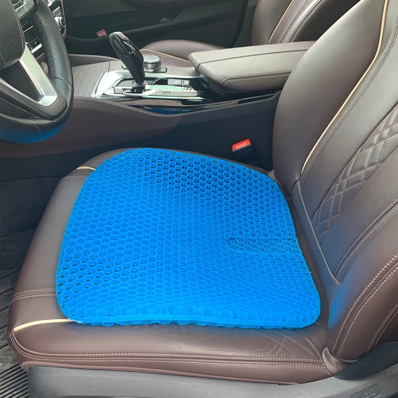 Gel Car Seat Cushion Breathable Honeycomb Design Seat Cushions Tailbone  Pain Relief Seat Cushion For Most Cars - AliExpress