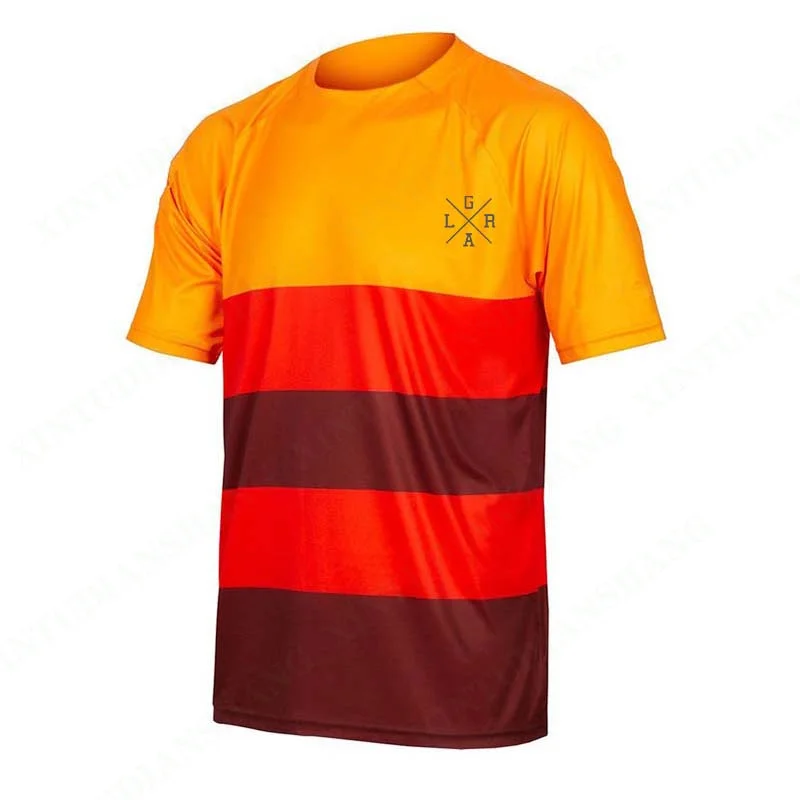 thumbnail image 1 of Camiseta holgada de manga corta para motocicleta, para hombre, para ciclismo de montaña, cross country, ciclismo de montaña, secado rápido, sudadera DH, 1 of 5