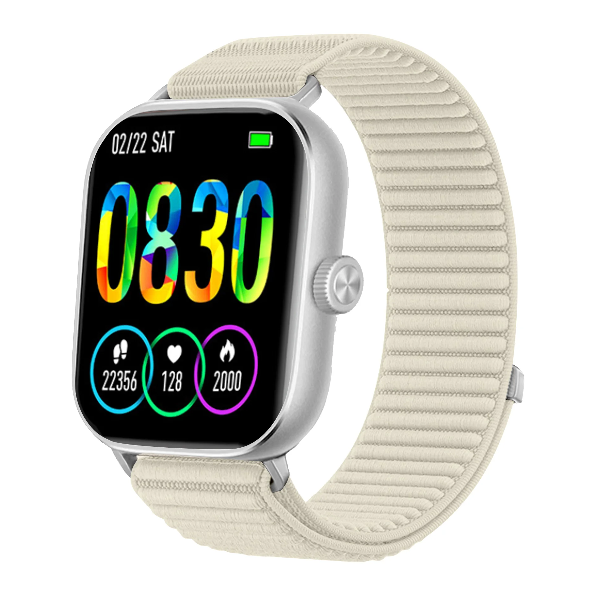 Breathable Nylon Loop Watch Strap - Simple Style