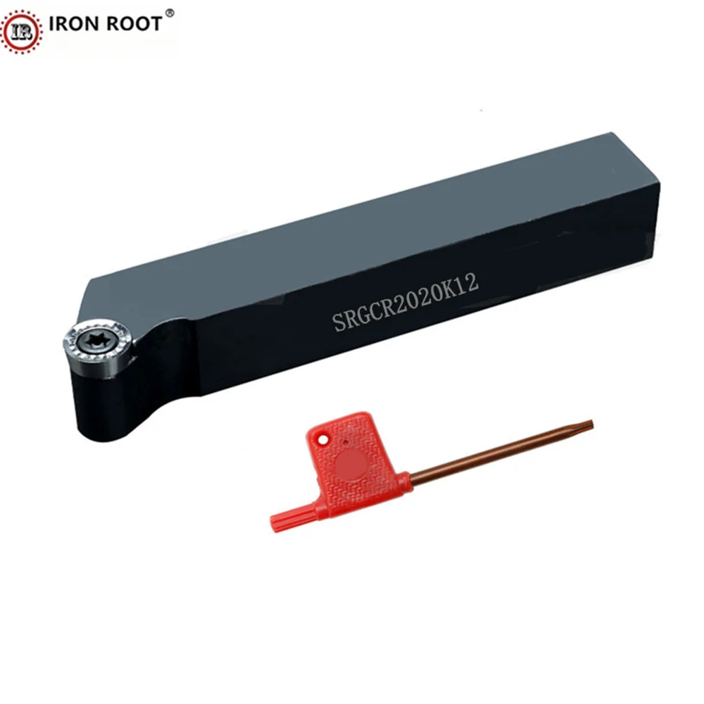 IRON ROOT 1P SRGCR1616H10,SRGCRK10,SRGC2525M10,SRGCL1616H10 CNC Lathe Turning Tools External Turning Tool Holder RCMT
