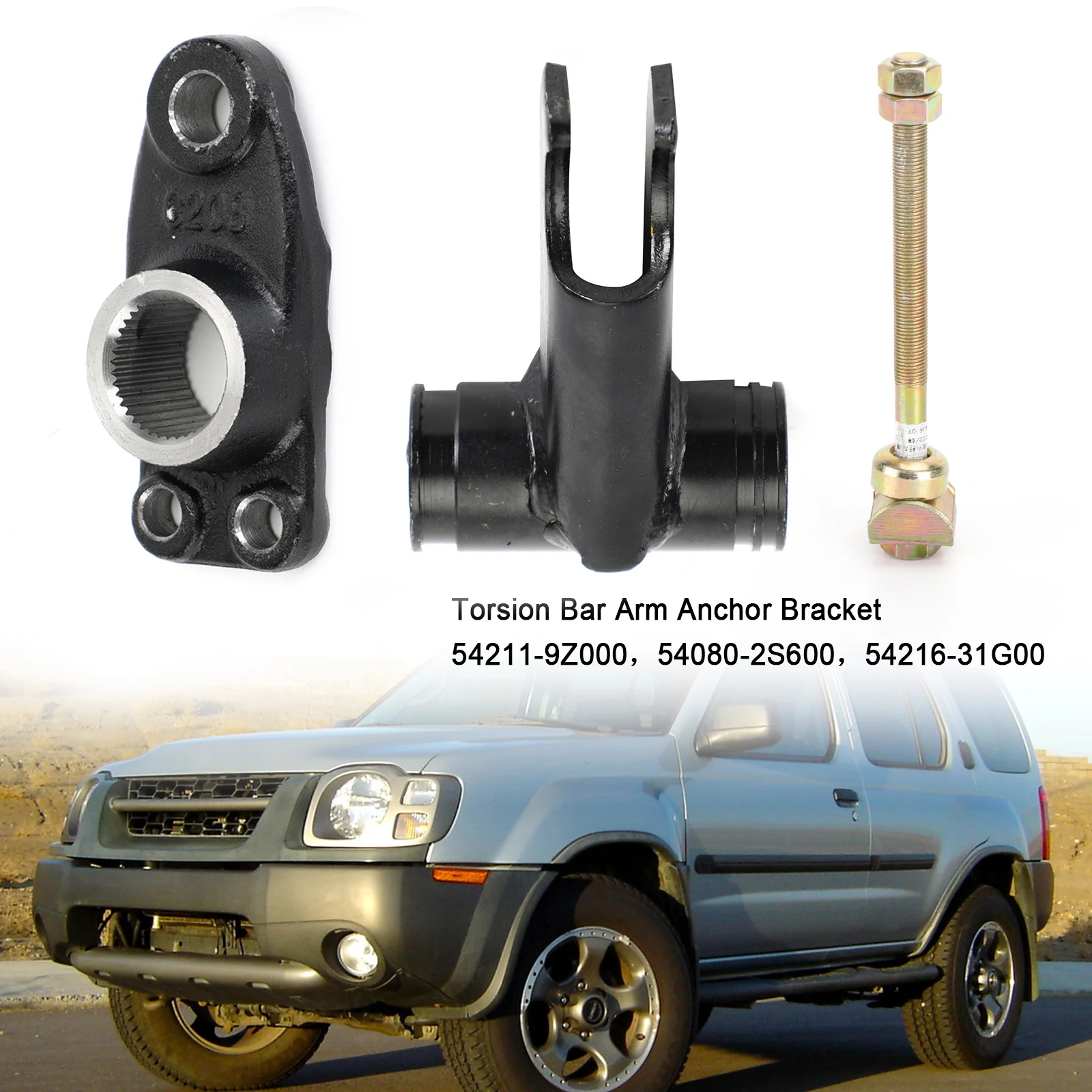 

Artudatech Torsion Bar Arm Anchor Bracket Left Side For Nissan Xterra Frontier V6 1999-2004 Car Accessories