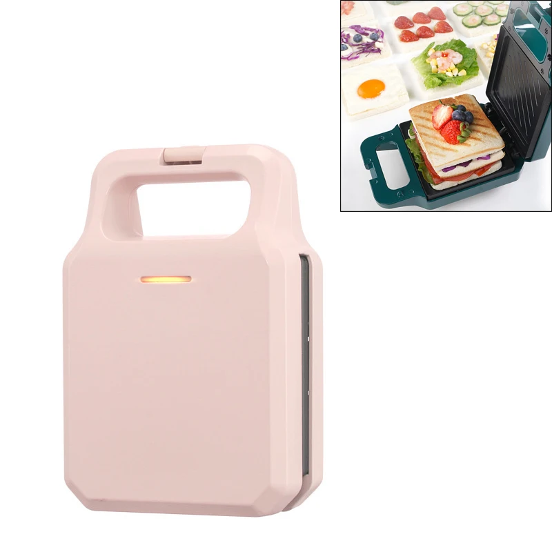 220V 650W Sandwich Machine Bread Machine Breakfast Net Red Light Food Household Multifunctional