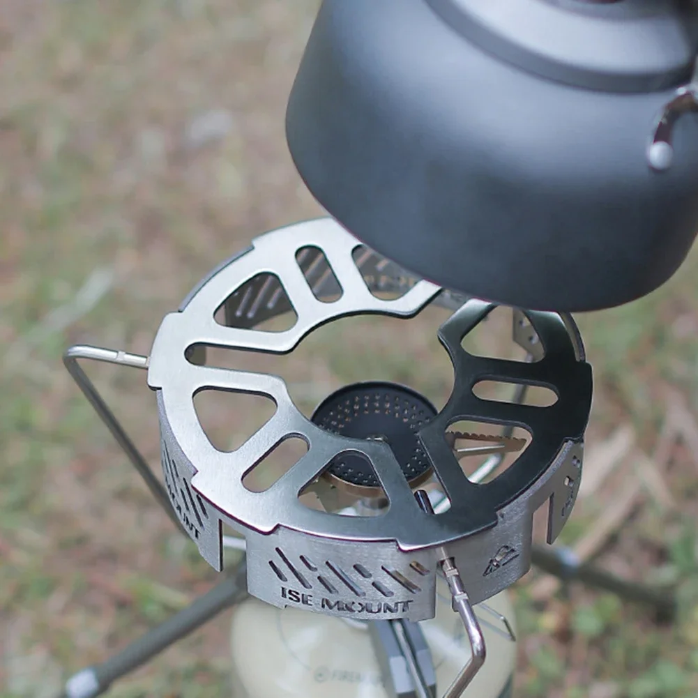 

Портативная ветрозащитная горелка для кемпинга, ветрозащитное кольцо, устойчивое к высоким температурам, товары для кемпинга и пикника