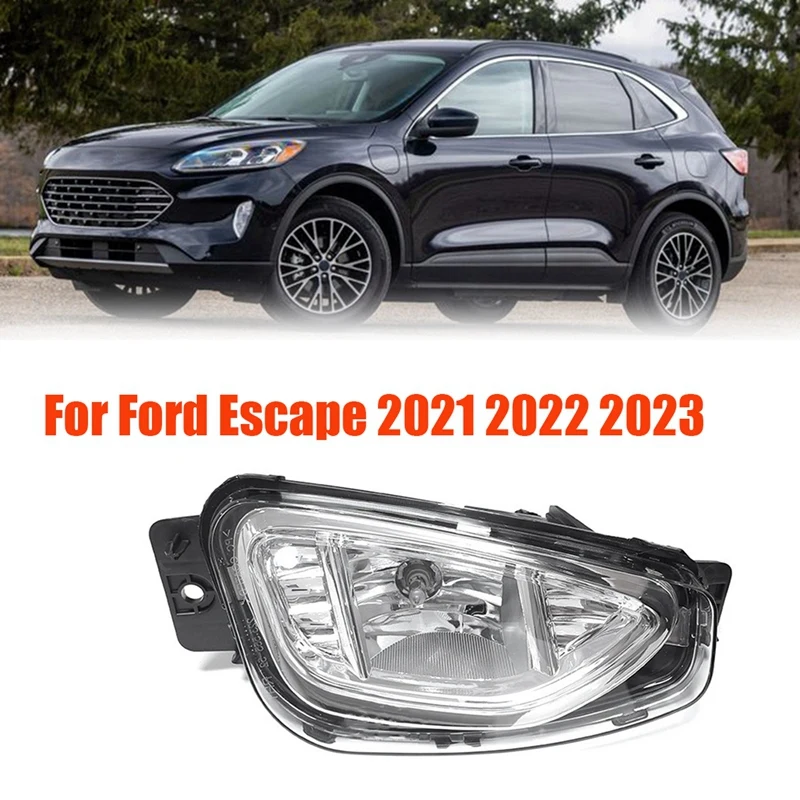 

Front Bumper Fog Light Assembly For Ford Escape 2021 2022 2023 Car Driving Lamp Foglight W/Halogen Bulb