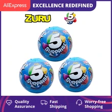 

Original Zuru 5 Surprise Mini Brands Blue Mystery Capsule Collectible Toy Anime Figure Toys Birthday Surprise Series Kids Gift