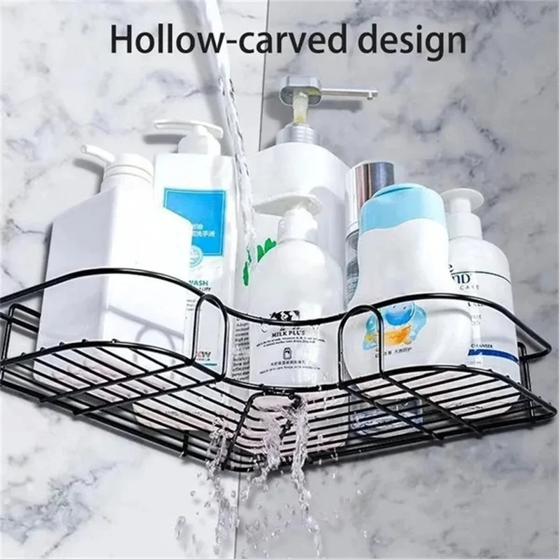 Shower Organizer with Suction Cups Clear Shower Shelf with Draining Holes  Detachable Wall Storage Caddy Holder for Bathroom - AliExpress