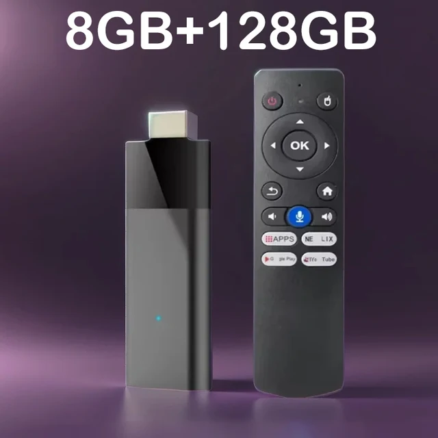 Q12 Mini TV Stick Android 16 ATV Ram 4GB 8GB Rom 64GB 128GB Quad Core Allwinner H313 2.4G&5G Wifi Global Streaming Smart TV Box