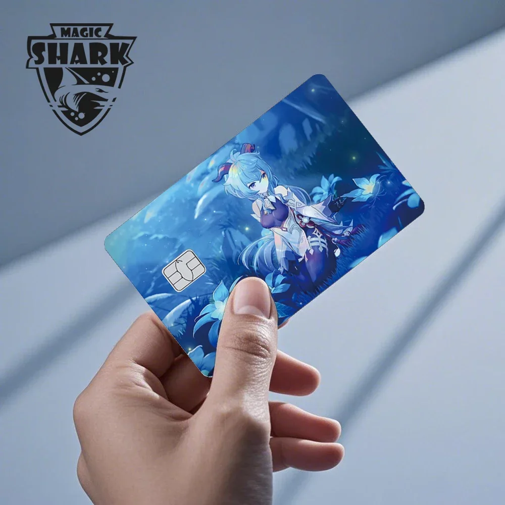 2025 New Cute Holographic Mouse Cat No Fade Laser Reflective Front Skin Cover Skin Sticker for Credit Card Debit Bank Card