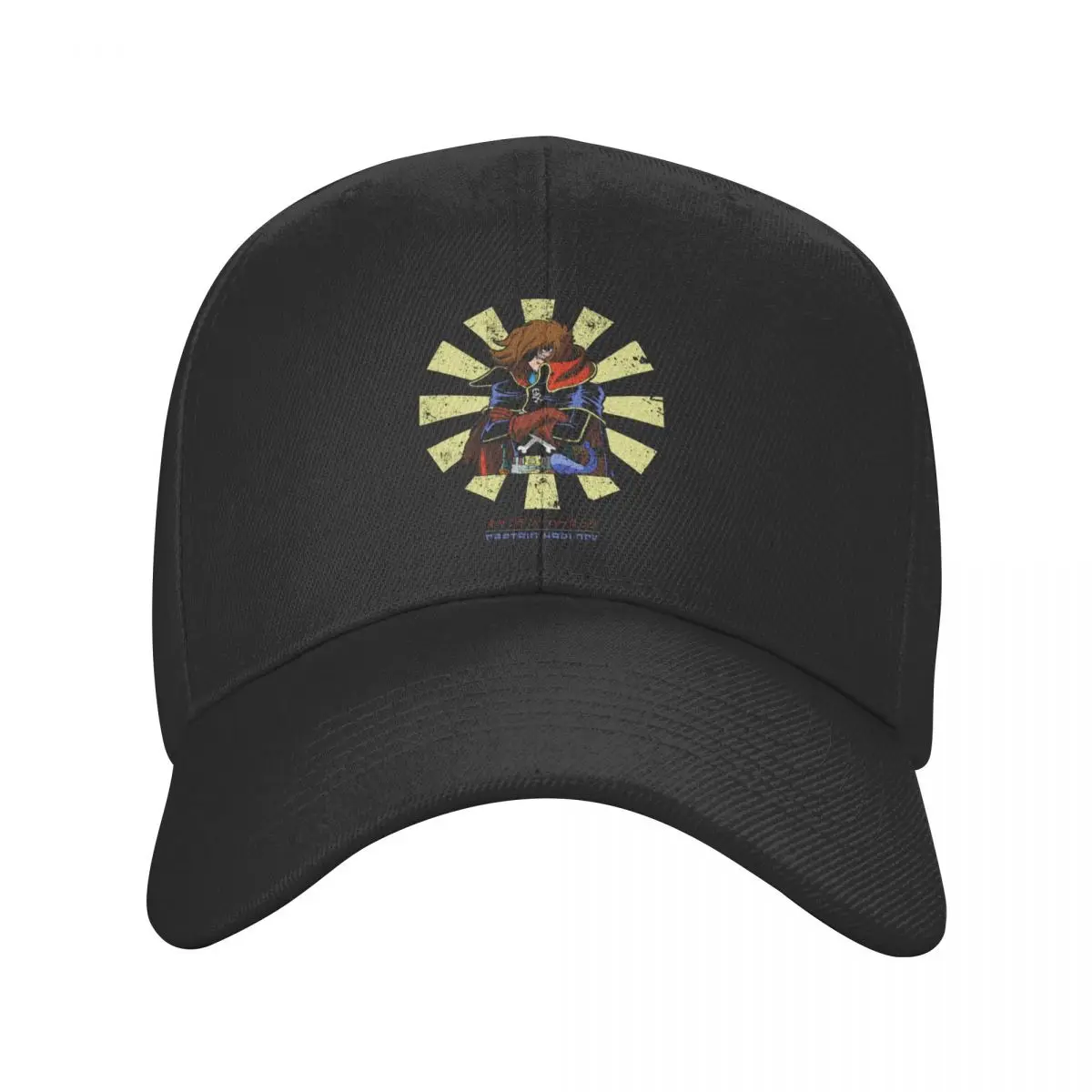

Retro Captain Harlock Space Pirate Baseball Cap Sun Protection Men Women's Adjustable Dad Hat Spring Hats Snapback Caps